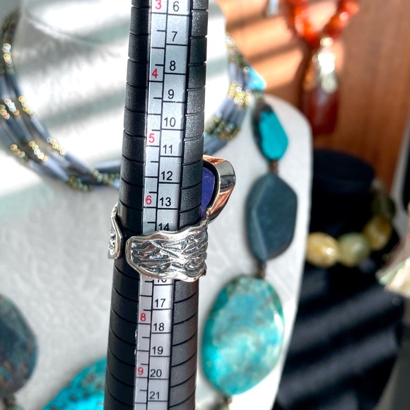 .925 SS Adjustable Statement Ring - Picture 4 of 5